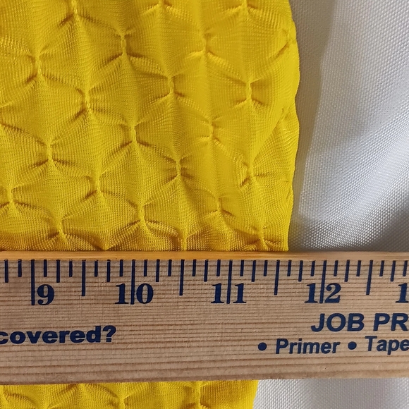 ASOS DESIGN WOMENS SIZE 10 ONE PIECE SWIMSUIT YELLOW SWIMWEAR BODYSUIT - Picture 11 of 16